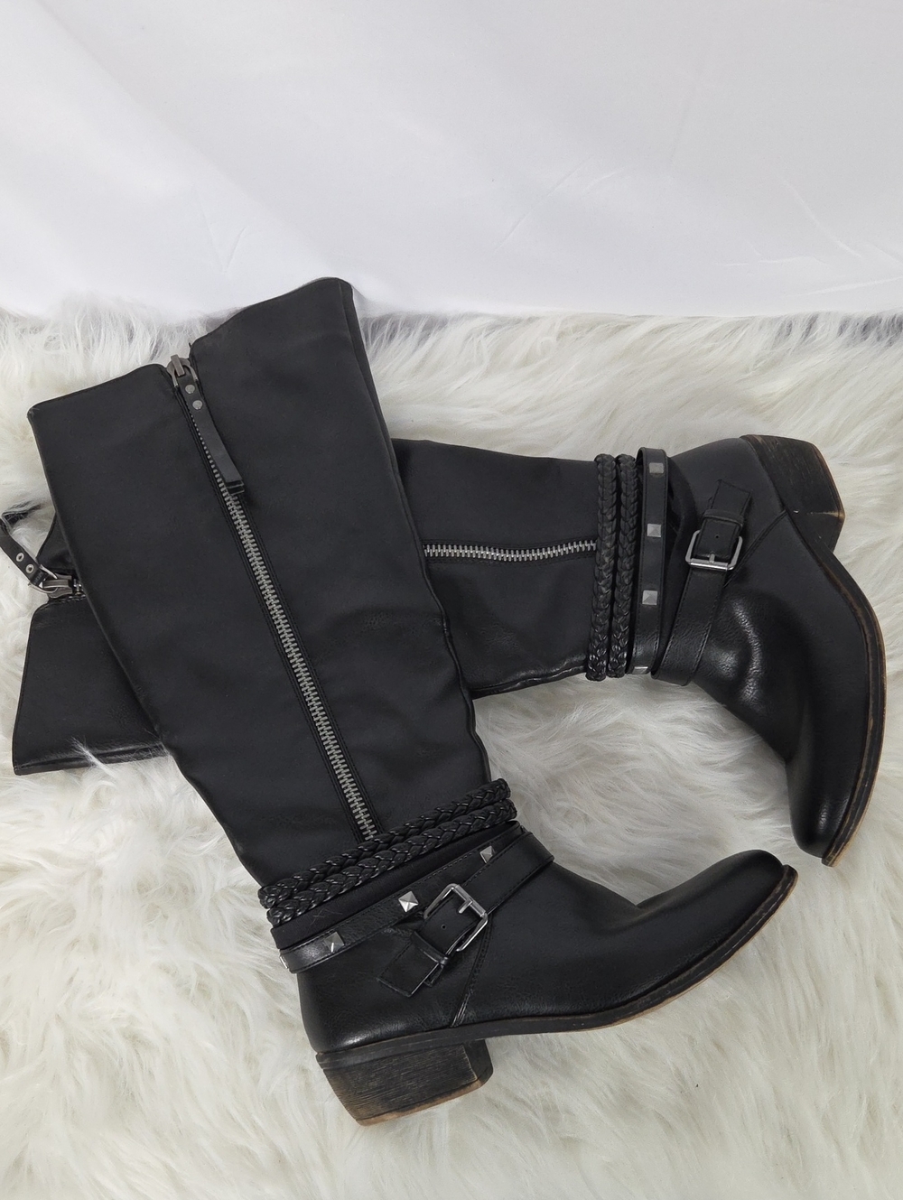 Kohls Black Knee High Wide Calf Boots